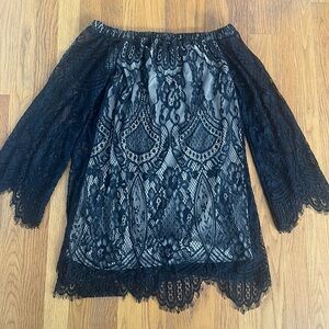 Off shoulder flapper dress. Size xs